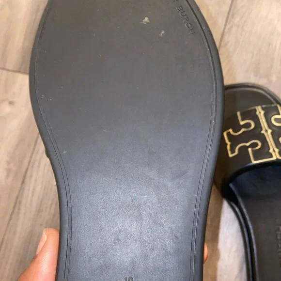 Perfect black/gold Tory Burch flats - Picture 4 of 8